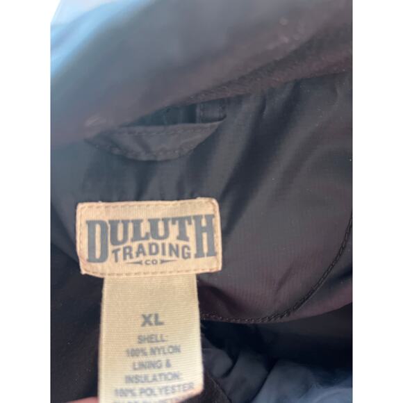 Duluth Trading Full Zip Puffer Vest Black Women's Size XL - Picture 5 of 6